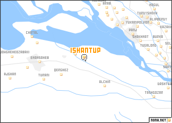 map of Īshān Tūp