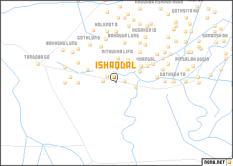 map of Ishaq Dal