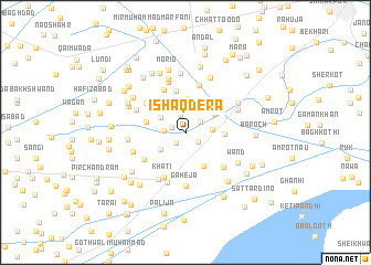 map of Īshāq Dera