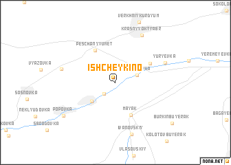 map of Ishcheykino