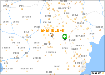 map of Isheri-Olofin