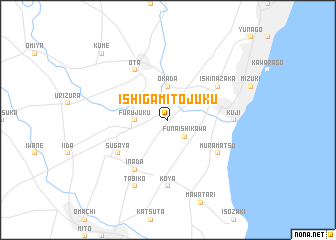 map of Ishigami-tojuku