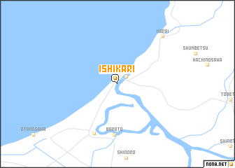 map of Ishikari