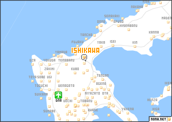 map of Ishikawa