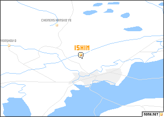 map of Ishim