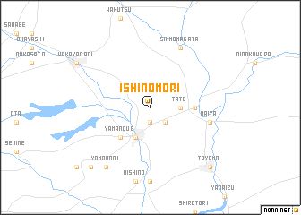 map of Ishinomori