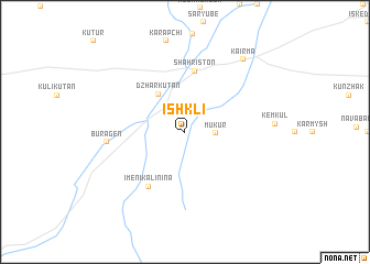 map of Ishkli