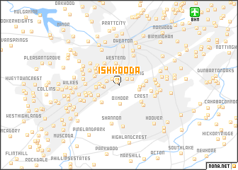 map of Ishkooda