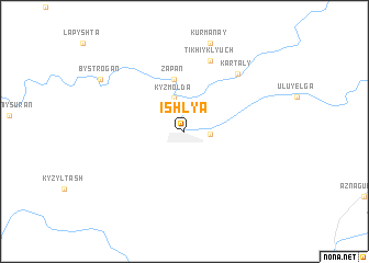 map of Ishlya