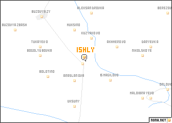 map of Ishly