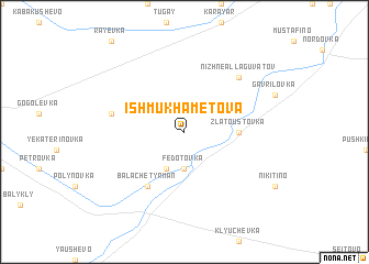 map of Ishmukhametova