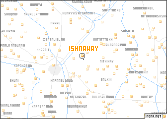 map of Ishnāwāy