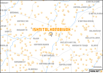 map of Ishnīţ al Ḩarābiwah