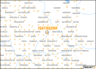 map of Ishtāgrām