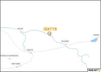 map of Ishtym
