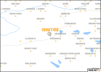 map of Ishutino