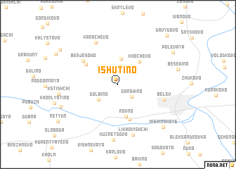 map of Ishutino