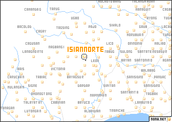 map of Isian Norte