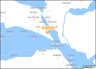 map of Isibebo
