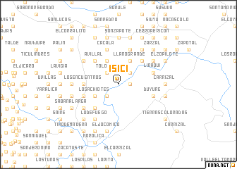 map of Isici