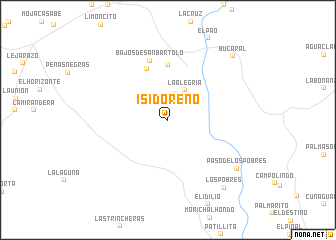 map of Isidoreño