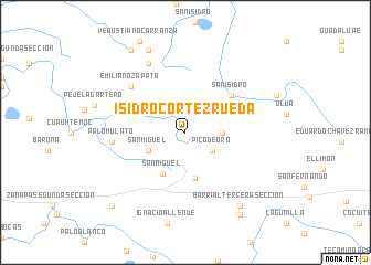 map of Isidro Cortez Rueda