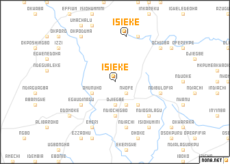 map of Isieke