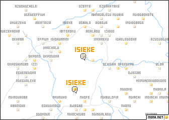 map of Isieke