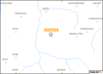 map of Isienge