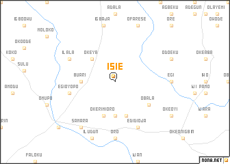 map of Isie