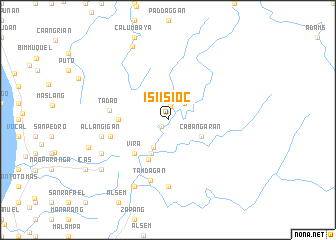 map of Isiisioc