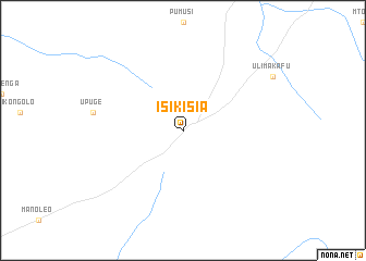 map of Isikisia
