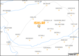 map of Işıklar