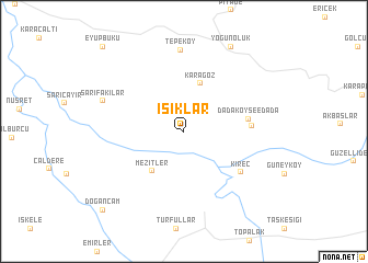 map of Işıklar