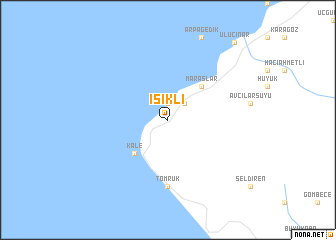 map of Işıklı