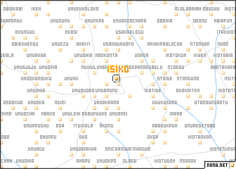 map of Isiko