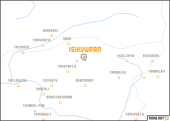 map of Işıkvuran