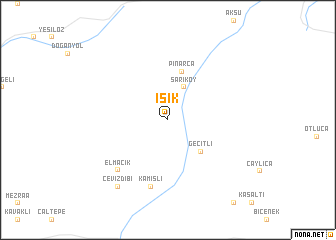 map of Işık