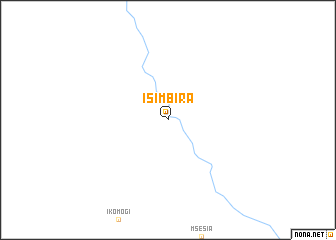 map of Isimbira