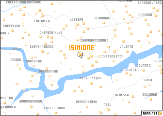 map of I. Simione