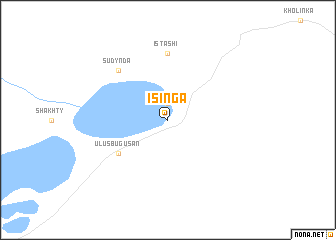 map of Isinga