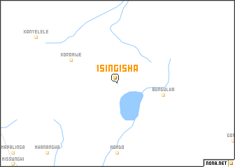 map of Isingisha