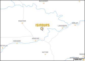 map of Isinours