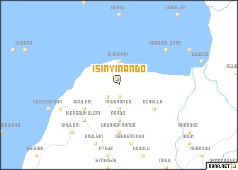 map of Isinyi-Nando