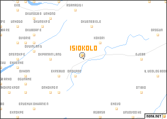 map of Isiokolo