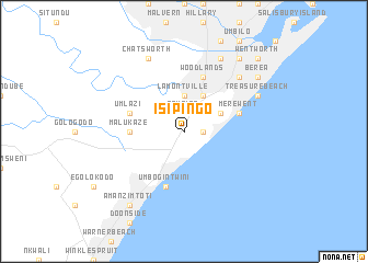 map of Isipingo