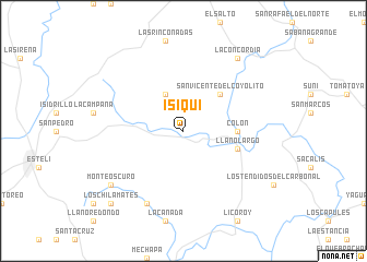 map of Isiquí