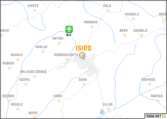 map of Isiro