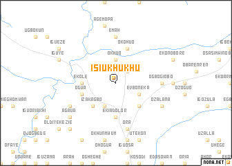 map of Isiukhukhu