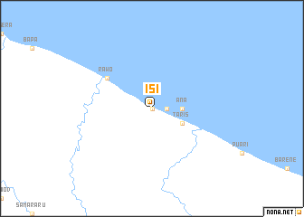 map of Isi